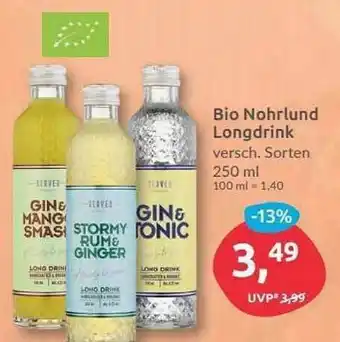 Budni Bio Nohrlund Longdrink Angebot