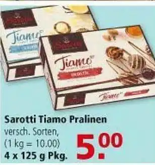 Multi Markt Sarotti Tiamo Pralinen Angebot