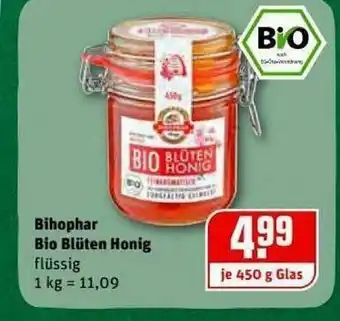 REWE Kaufpark Bihophar Bio Blüten Honig Angebot