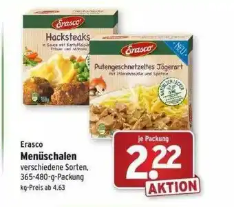 Wasgau Erasco Menüschalen Angebot