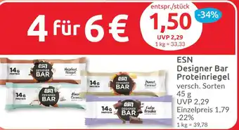 Budni ESN Designer Bar Proteinriegel 45g Angebot