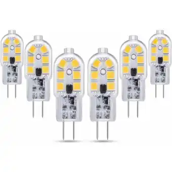 ManoMano Tovbmup - G4 led Birne 12V 2W Warmweiß 3000K, 200lm, G4 10W 20W Halogenlampe Äquivalent, nicht dimmbar, Bi-Pin G4 12V led ac  Angebot