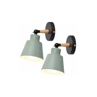 ManoMano Set mit 2 modernen industriellen Metall-Wandleuchten E27 Edison Loft-Lampe für Café, Bar, Flur, Esszimmer, Wohnzimmer, Schlaf Angebot