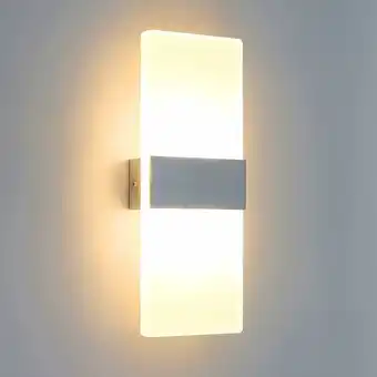 ManoMano Led Innenwandleuchte 6W Moderne Acryl Aluminium Wandleuchte Beleuchtung Licht für Schlafzimmer Nacht Korridor Wohnzimmer Flur Angebot