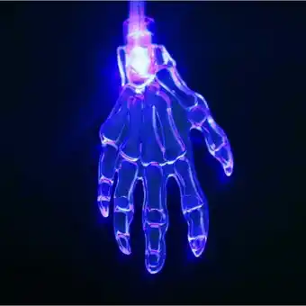 ManoMano Solarbetriebene 5 m 20 led Halloween-Geister-Lichterkette Skeleton Hand Outdoor Garden Mid-Yuan Festival Dekoratives Licht (w Angebot