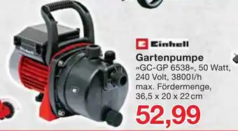 Jawoll Einhell Gartenpumpe GC-GP 6538 Angebot