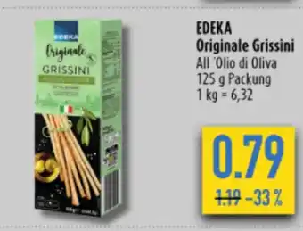 diska EDEKA Originale Grissini All 'Olio di Oliva 125 g Angebot