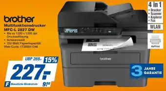 expert Techno Land brother Multifunktionsdrucker MFC-L 2827 DW Angebot