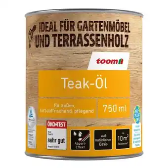 toom Baumarkt Teak-Öl Angebot