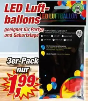 Posten Börse LED Luftballons 3er-Pack Angebot