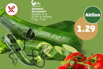 PENNY NATURGUT Bio-Zucchini 500 g Packung Angebot