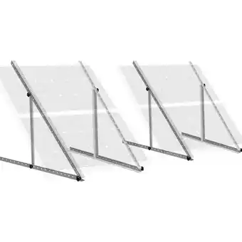 ManoMano 45' (114cm) Solarpanel-Neigungshalterungen mit einstellbarem Winkel für Boot, Wohnmobil, Dach, Off-Grid-System (45-Zoll-Lange Angebot