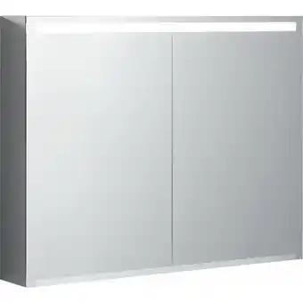 ManoMano Geberit Option Spiegelschrank mit Beleuchtung, zwei Türen, Breite 90 cm, 500583001 - 500.583.00.1 Angebot