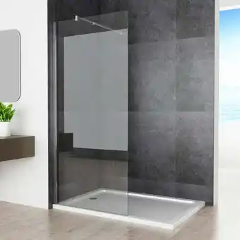 ManoMano Walk in Dusche Duschabtrennung 80 x 200cm Duschwand Seitenwand Duschtrennwand Klarglas 10mm nano esg Glas Angebot