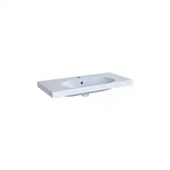 ManoMano Acanto Waschtisch Compact 500633, mit Hahnloch, mit Überlauf, 900x420mm, Farbe: Weiß - 500.633.01.2 - Keramag Angebot