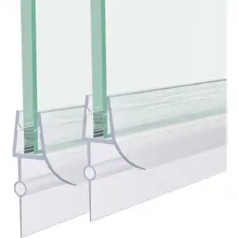 ManoMano Duschtür Dichtung Duschdichtung 8mm Für Glasdusche Dichtlippe Dusche Glastür Duschprofil 40cm 2 Stück Angebot