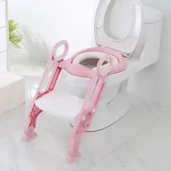 ManoMano Wyctin - Kinder Toilettensitz Töpfchentrainer Kinder-Töpfchen Toilettensitz mit Leiter und Griffe Töpfchen Sitz für Toiletten Angebot