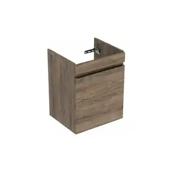 ManoMano Geberit Renova Plan Unterschrank für Waschtisch, mit 1 Schublade, 48,4x60,6x40,7cm, 501904, Farbe: Nussbaum hickory / Folie s Angebot