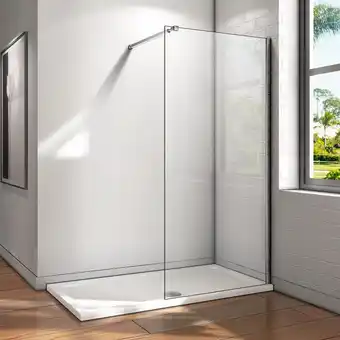 ManoMano Duschwände 70x200cm Walk in Duschkabine Duschabtrennung 8mm nano Glas Angebot