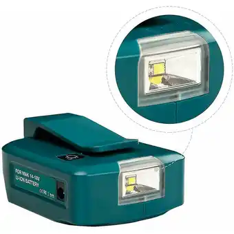 ManoMano LED-Adapter für USB-Akkuladegerät für Makita 18-V-Li-Ion-Akku uk Angebot