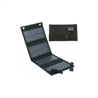 ManoMano Solarpanel, 10 w tragbares Solarladegerät, USB-Anschlüsse, wasserdichtes Solarpanel, kabellose Solar-Powerbank für Smartphone Angebot