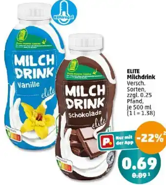 PENNY ELITE Milchdrink 500 ml Angebot