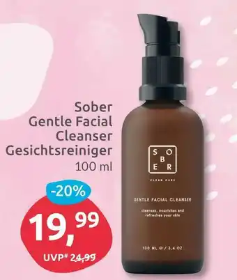 Budni Sober gentle facial cleanser gesichtsreiniger Angebot