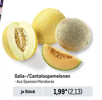 METRO Galia-/Cantaloupemelonen Aus Spanien/Honduras Angebot