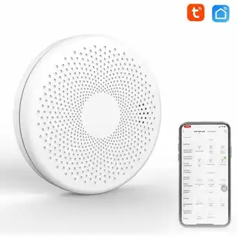 ManoMano Tuya Wifi 2 In 1 Smart Kohlenmonoxid Rauchmelder Co Gas Sound Detektoren Blitzlicht Alarm Funktion Angebot