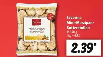 Lidl Favorina mini-marzipan-butterstollen Angebot