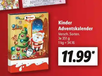 Lidl Kinder adventskalender Angebot