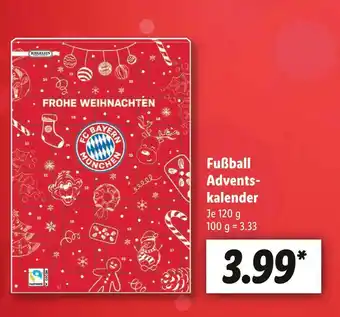 Lidl Fußball adventskalender Angebot