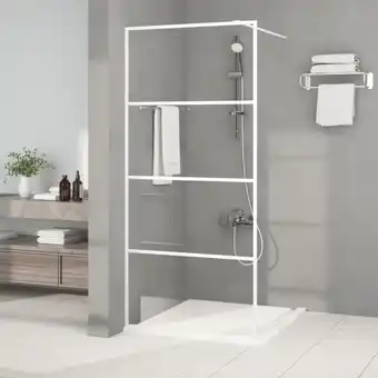 ManoMano Duschwand für Begehbare Dusche,Duschtrennwand Weiß 90x195 cm ESG-Klarglas vidaXL Angebot