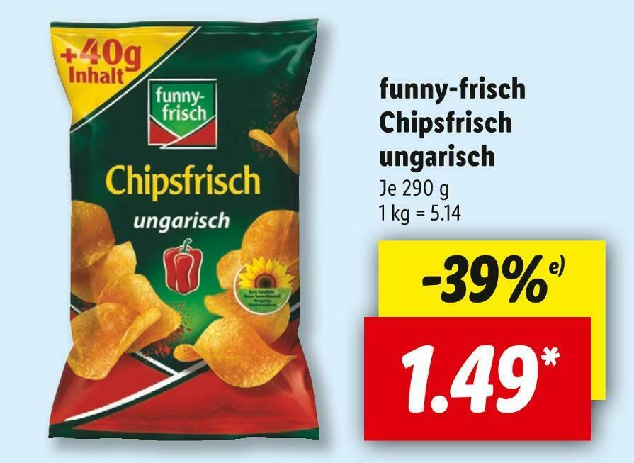Funnyfrisch chipsfrisch ungarisch Angebot bei Lidl