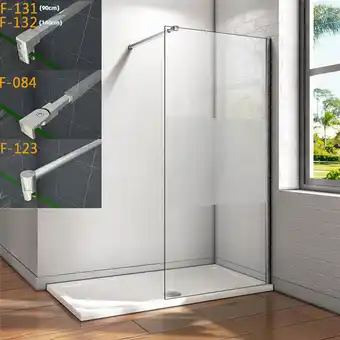 ManoMano 140x200cm 10mm Nano walk in+90cm für 6-10mm Glas Stabilisator Angebot