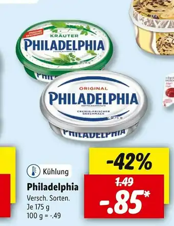 Lidl Philadelphia frischkäse Angebot