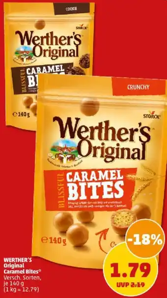 PENNY WERTHER'S Original Caramel Bites 140 g Angebot