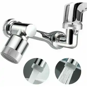 ManoMano 1080 ° drehbarer Schaumhahn, universelles Zubehör für Wasserhähne aus massivem Messing, Wasserhahn für Badezimmerwaschbecken Angebot