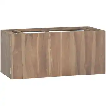 ManoMano Wand-Badschrank,Badezimmerschrank,Wandschrank 90x39x40 cm Massivholz Teak VCWS781754 Maisonchic Angebot