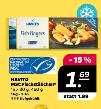 NETTO Navito msc fischstäbchen Angebot