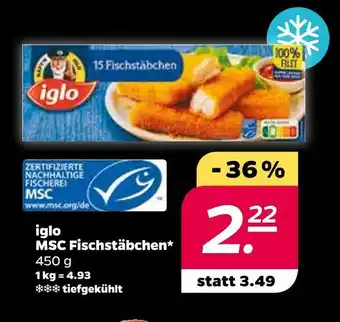 NETTO Iglo msc fischstäbchen Angebot