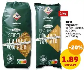 PENNY RIESA Teigware 1 kg Angebot