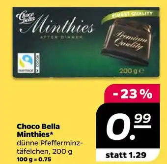 NETTO Choco bella minthies Angebot