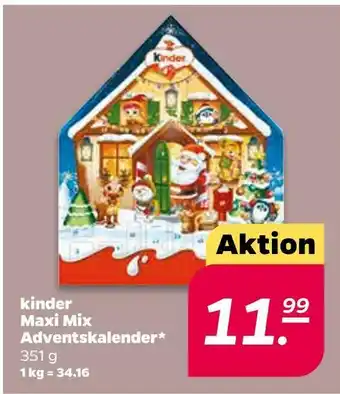 NETTO Kinder maxi mix adventskalender Angebot