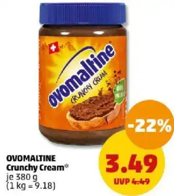 PENNY OVOMALTINE Crunchy Cream 380 g Angebot