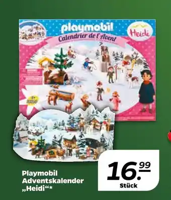 NETTO Playmobil adventskalender „heidi“ Angebot