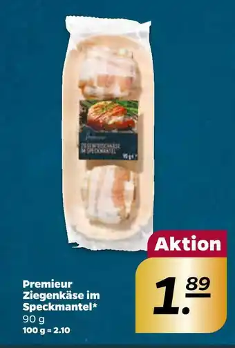 NETTO Premieur ziegenkäse im speckmantel Angebot