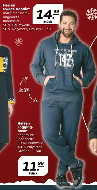 NETTO Herren sweat-hoodie oder herren jogginghose Angebot