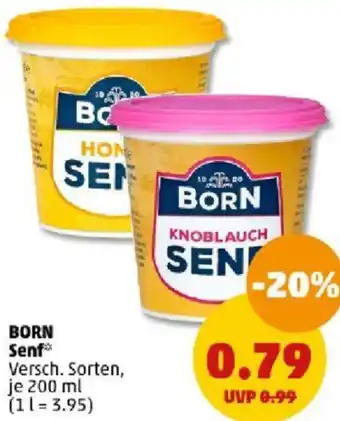 PENNY BORN Senf 200 ml Angebot