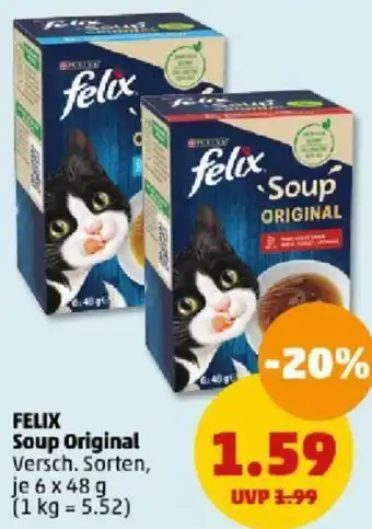 PENNY FELIX Soup Original 6x48 g Angebot